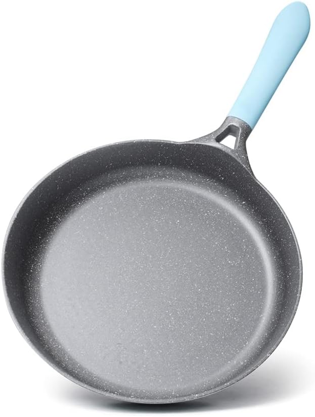 AKIS LE MACARON Pfannenset aus Aluminiumguss 2tlg. Bratpfannen 24cm 28cm Blau Pfannen 24cm+ Pfannen