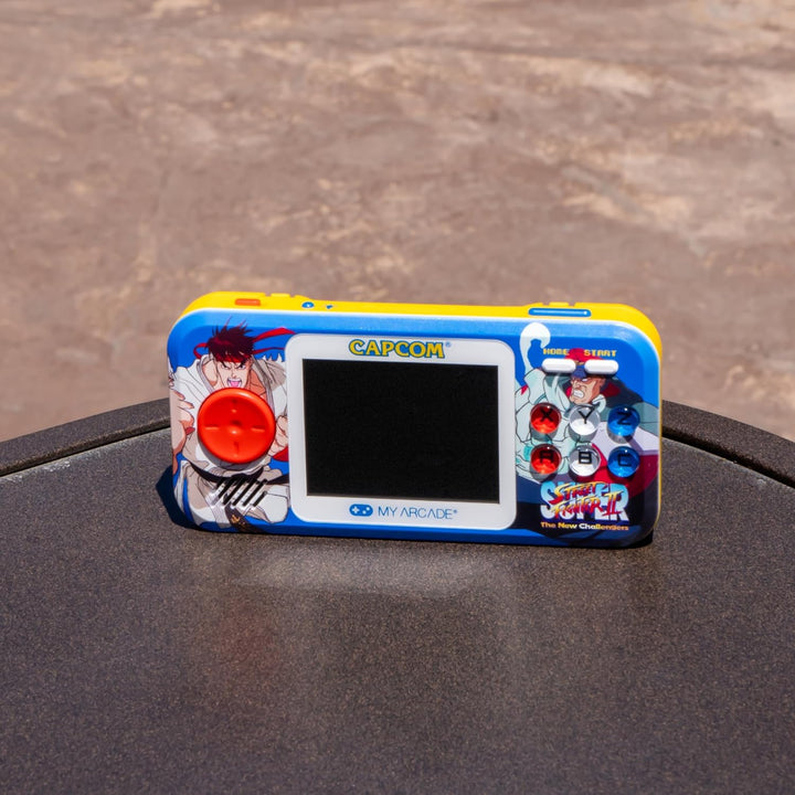 My Arcade Super Street Fighter II Pocket Player Pro tragbares Gaming-System (2 Spiele in 1)
