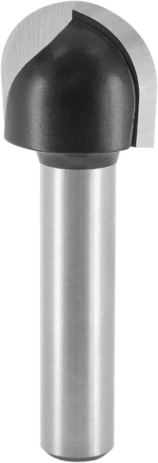 ENT 12290 Hohlkehlfräser HW, Schaft (S) 8 mm, Radius (R) 8 mm, Durchmesser (D) 16 mm, NL 12 mm, SL 3