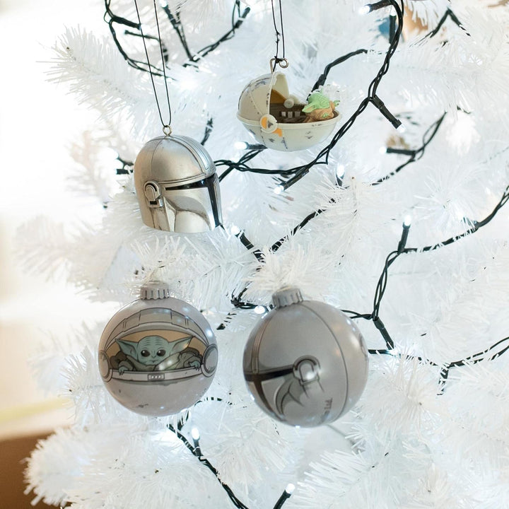 Numskull Offiziell Star Wars The Mandalorian Baby Yoda The Child 3D-Weihnachtsbaumschmuck - Violette