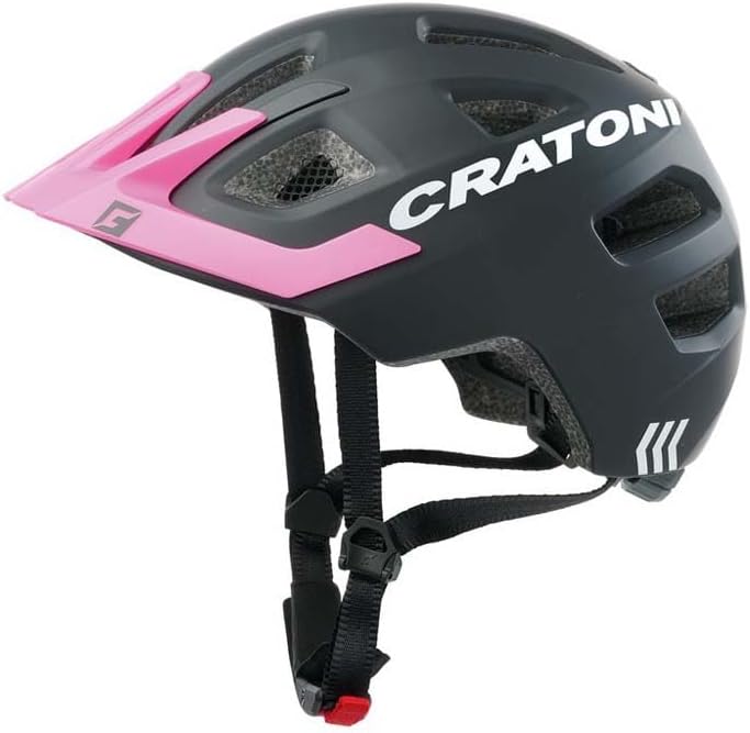 Cratoni Unisex – Erwachsene Maxster Pro Fahrradhelm, Schwarz/Pink, S