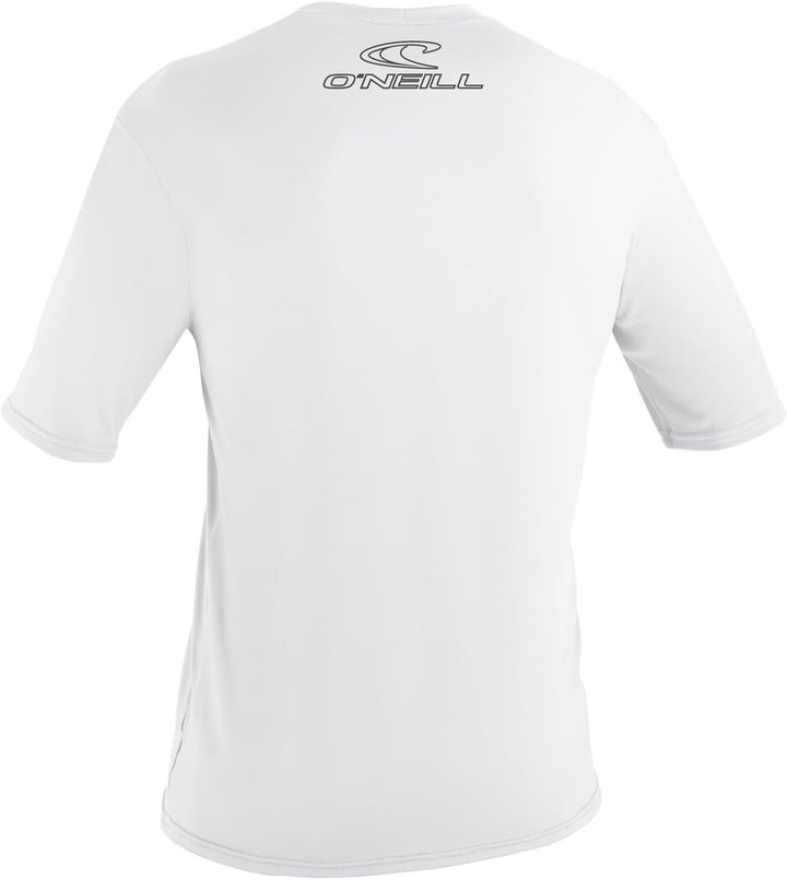 O'Neill Herren Herren Basic Skins UPF 50+ Kurzarm Sun Shirt Rash Guards (1er Pack) S Weiss, S Wei&#x