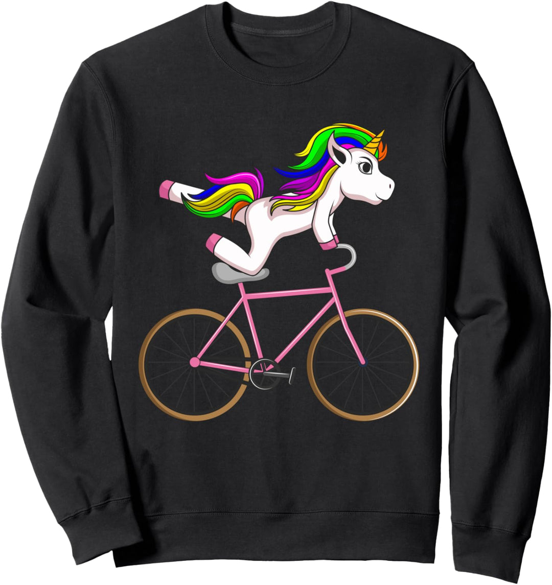 Kunstrad Einhorn Kunstradfahren Kunstradfahrerin Fahrrad Rad Sweatshirt