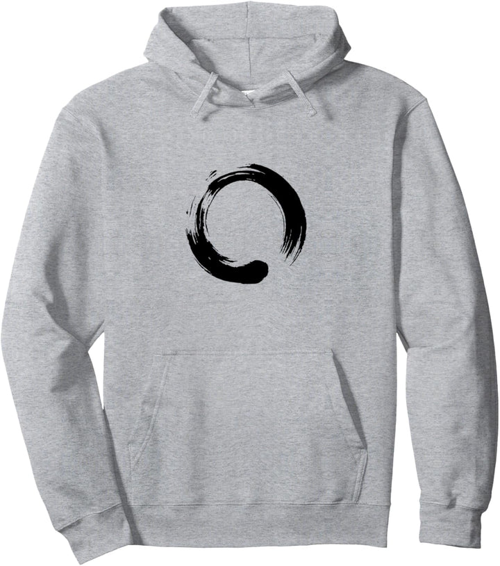 Enso, Zen, Kreis, Buddha Meditation Japan Kalligrafie Yoga, Pullover Hoodie