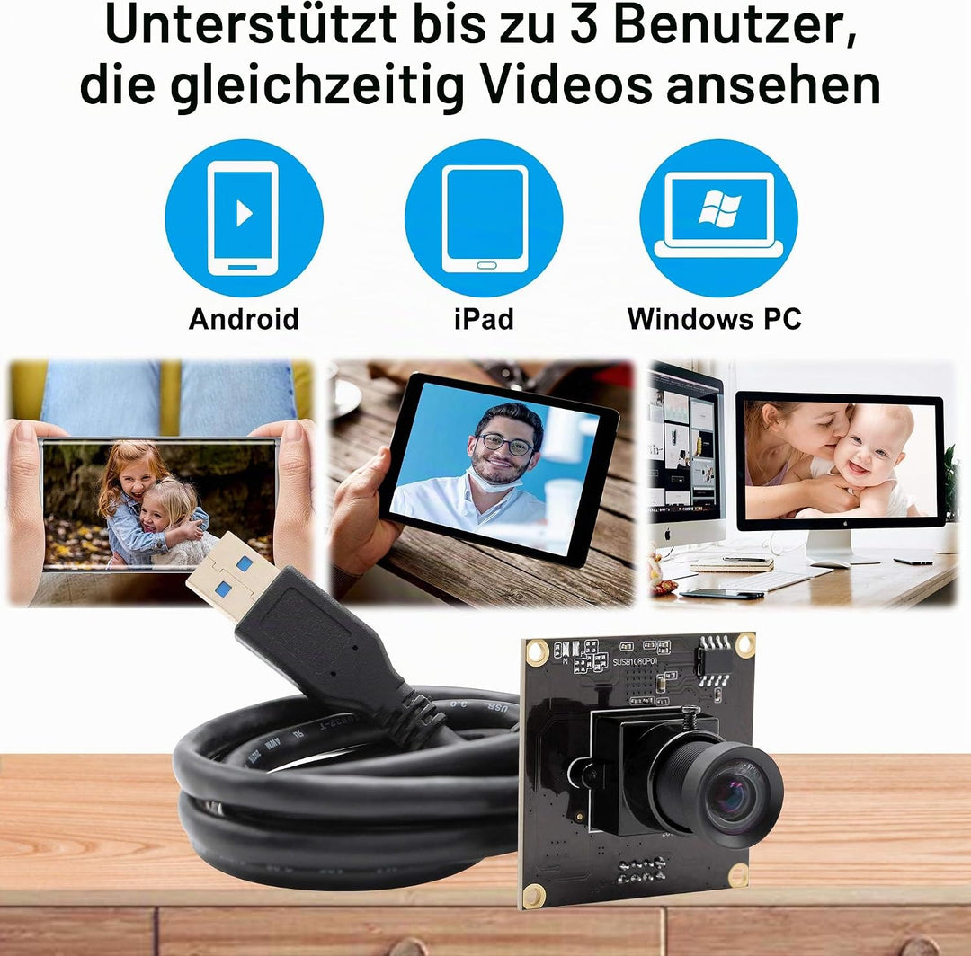 1080P Webcam Hochgeschwindigkeits USB3.0 USB Kameramodul mit IMX291 Sensor Minicam für industriell u