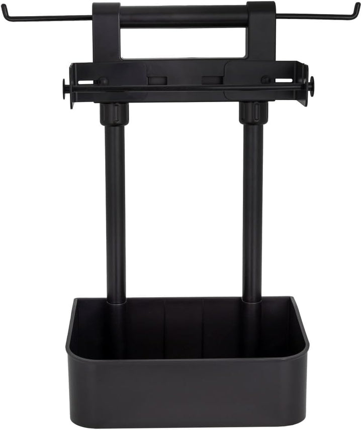 Haushalt International Grill Butler, mit Haken für Grillhelfer und Küchenrolle. schwarz, Organizer f