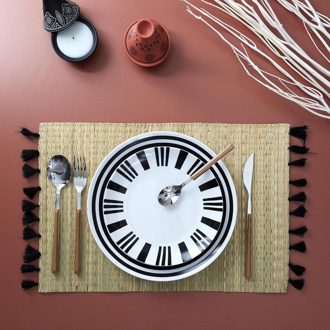 HOME DECO FACTORY Mörser mit Stössel Marmor Schwer und Robust Weiss
