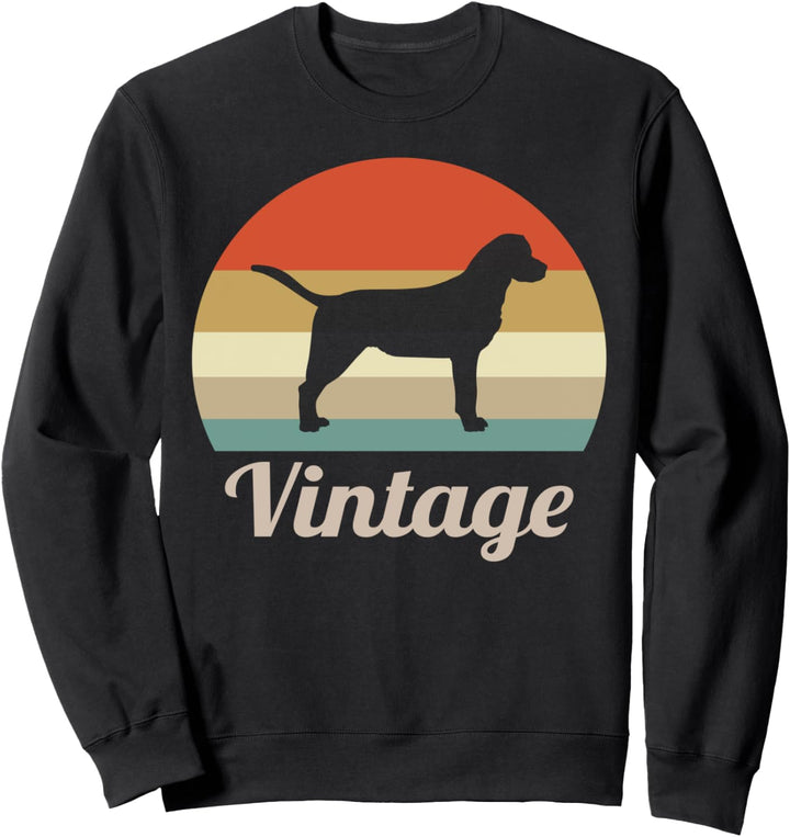 Grosser Schweizer Sennenhund Vintage Retro Style Hunde Sweatshirt