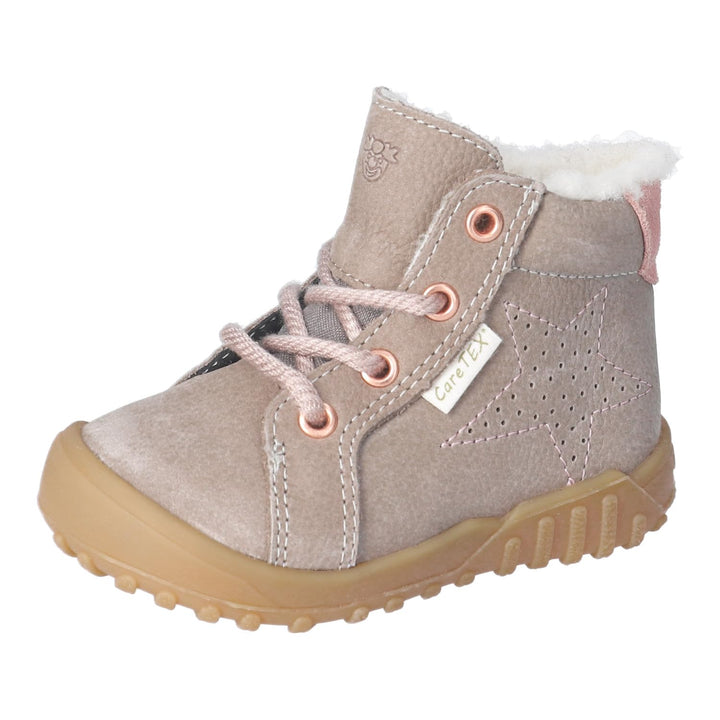 RICOSTA Mädchen und Jungen Lauflernschuhe Denny, WMS:Weit,CareTEX,terracare 20 EU Weit Beige 650, 20