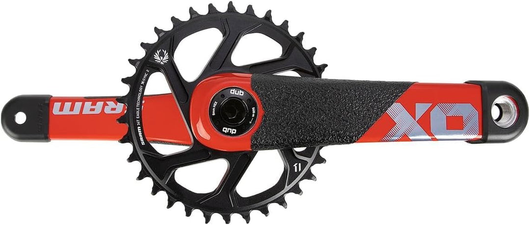 Sram X01 DH DUB83 Kettenradgarnitur (rot | 34 Zähne | X-SYNC2 | DM | 170mm | 10/11-fach), Rot