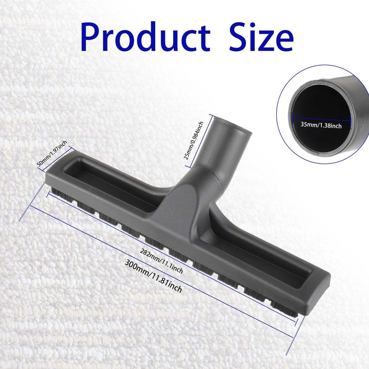 35mm Staubsauger Bürste Universal Bodendüse, für Kärcher, Bosch, Samsung, Metabo, Medion,Philips,Mie