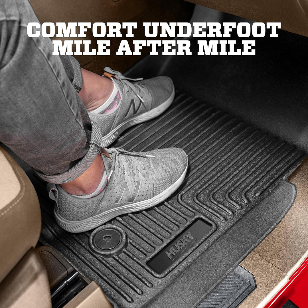 Husky Liners Front & 2 nd seat Floor Liners passend Schwarz Front & 2nd Row, Schwarz Front & 2nd Row