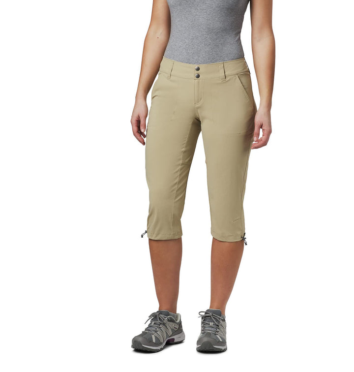 Columbia Damen Hose Saturday Trail II Knee Pants 18 Plus Long British Tan, 18 Plus Long British Tan