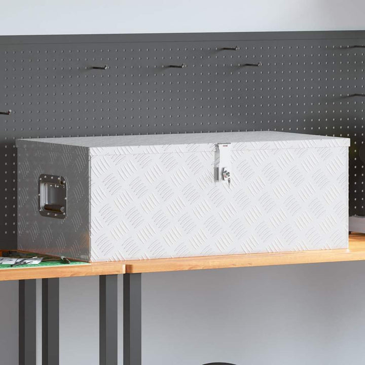 vidaXL Aufbewahrungsbox Aluminiumkoffer Aluminiumbox Lagerbox Lagerkiste Transportkoffer Transportki