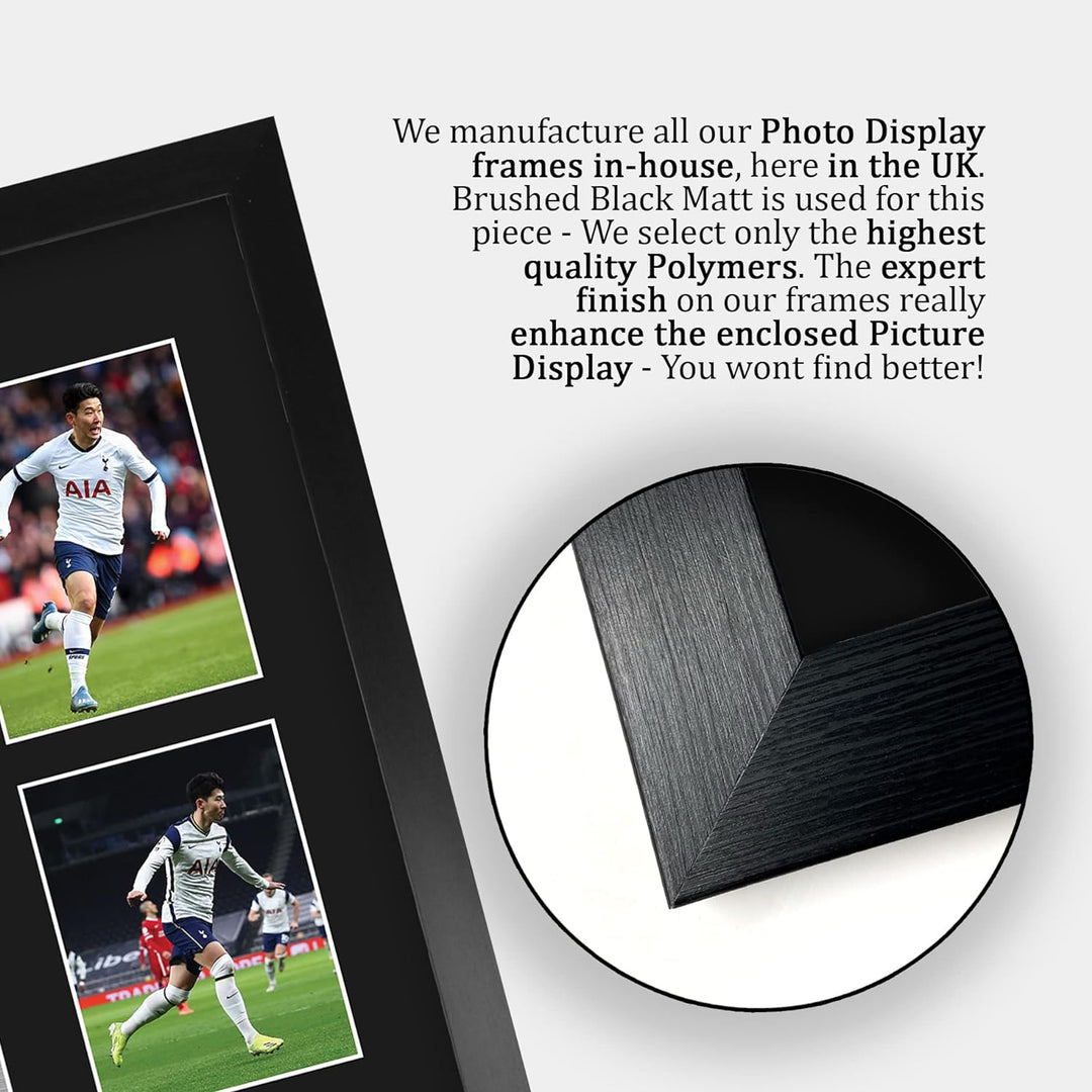 HWC Trading FR A3 Son Heung-min Tottenham Hotspurs Spurs Geschenke Gedruckt, Signiert Autogramm Bild