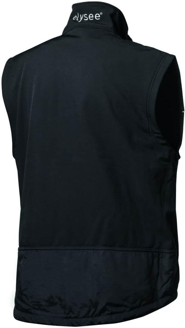 Elysee Hen Softshell Weste inkl. EIN Paar Handschuhe Schwarz | Winddicht | Wasserdicht | Hoch Abrieb