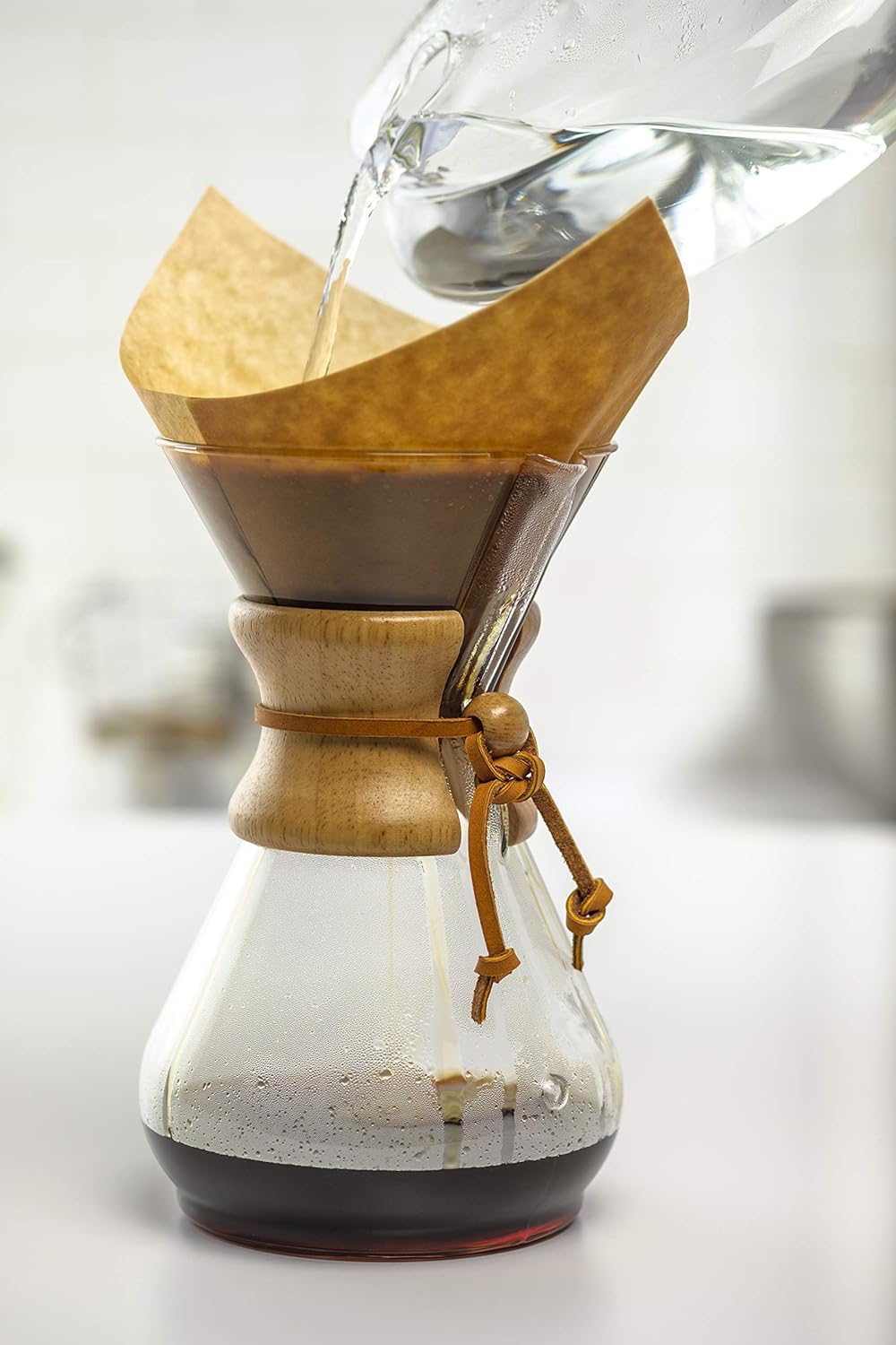 Chemex Kaffeekaraffee mit Holzhals - 6 Tassen