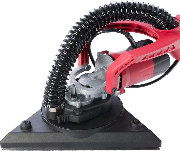 Arebos Trockenbauschleifer 750W | Langhalsschleifer Ø225mm mit Absaugsystem &amp; Staubfangsack | Drehza