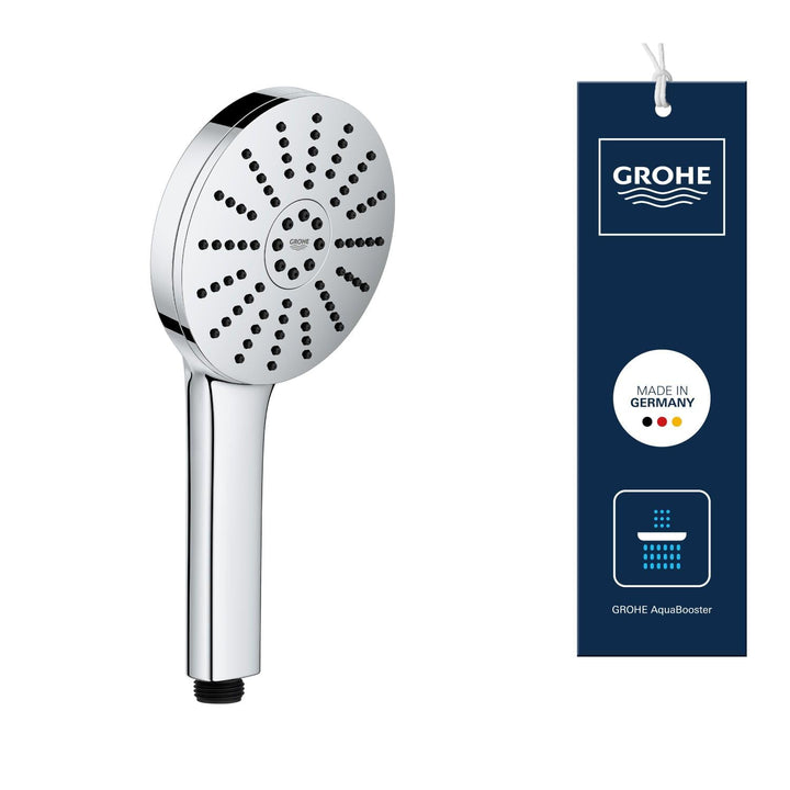 GROHE Vitalio Joy+ 120, wassersparender Duschkopf mit Boost-Funktion für mehr Strahlpower, 8l pro Mi