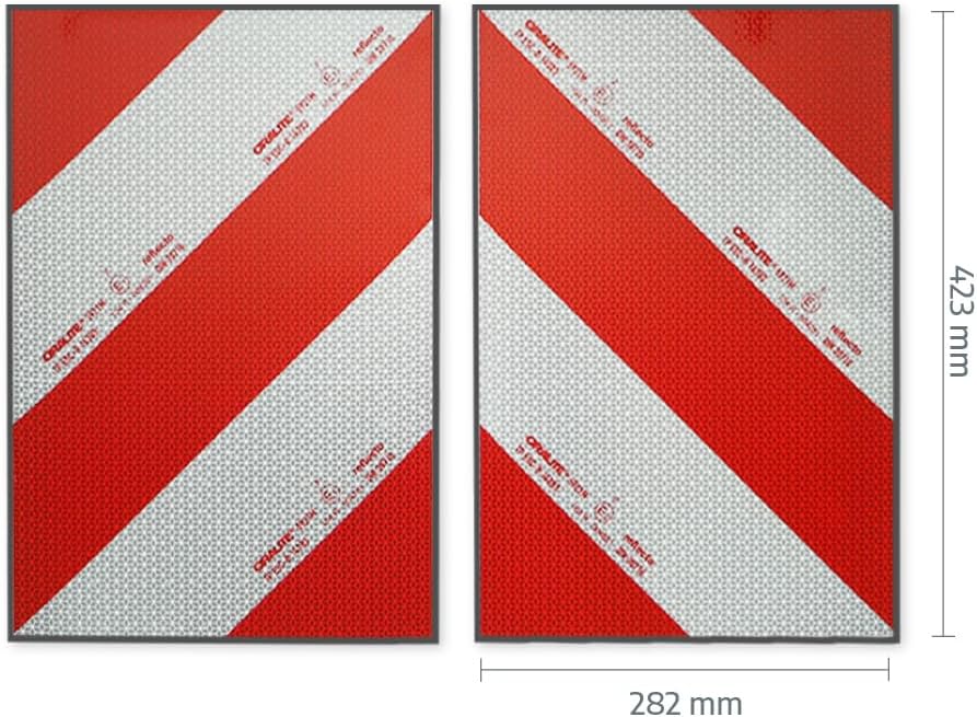 Magnetische Reflecto Kfz-Warnmarkierung aus Orafol ORALITE 5921M in vielen Varianten (Reflexfolie, 2