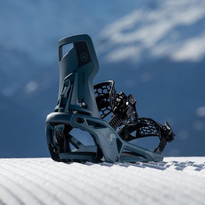 Nidecker Supermatic Snowboard – Universelle, doppelt einsteckbare automatische Bindung – Komfortabel