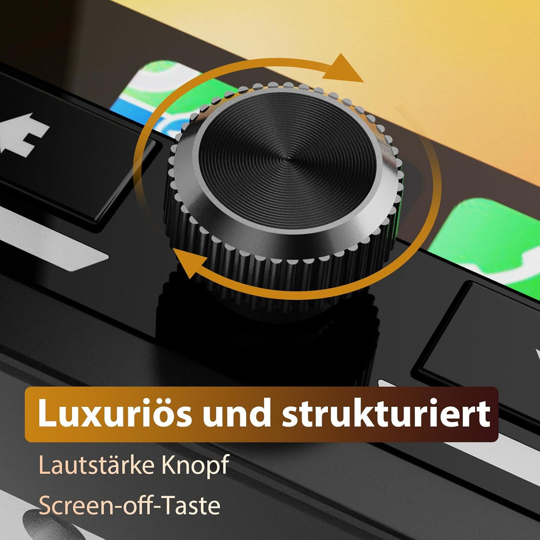 2 DIN Autoradio mit Bildschirm, 7 Zoll Wireless CarPlay Apple Android Auto, DAB+ Radio Bluetooth Car