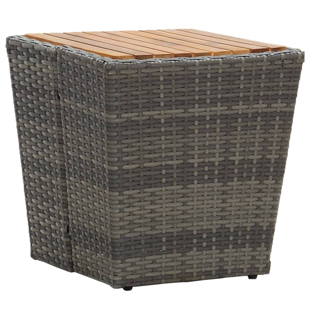 FIRBNUS 41.5x41.5x43 cm Beistelltisch Couchtisch Balkontisch Kompaktes Design Dining Table Kaffeetis