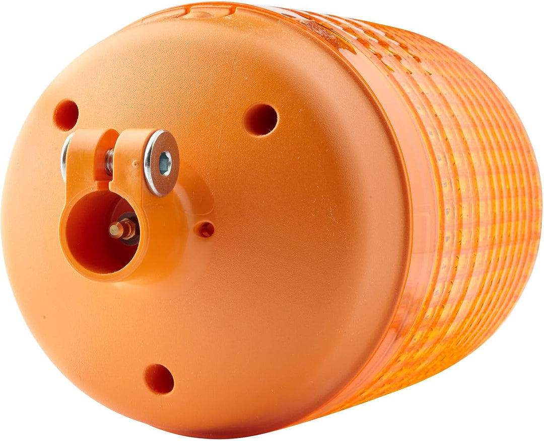 HELLA - Halogen-Rundumkennleuchte - KL 7000 - 12V - gelb - Rohrstutzen - Menge: 1 - 2RL 008 060-101
