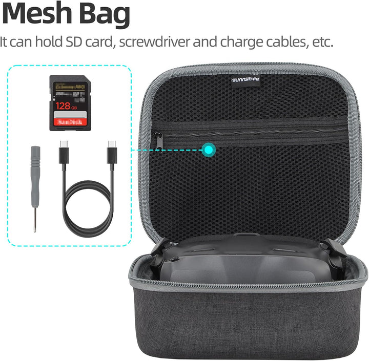 ZJRXM Tasche für DJI Goggles N3, Tragbare Aufbewahrungs Tasche, Tragbare Schutztasche für DJI Goggle