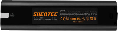 2Packs Shentec NI-MH 3500mAh 9.6V Ersatzakku für Makita Akku 9000 9001 9002 9033 9600 191681-2 19253