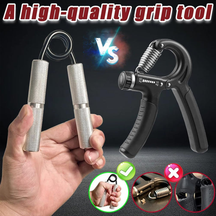 Handtrainer Unterarmtrainer, 4er (50-200LB) Metall Griffkraft Trainer Set mit Fingerstrecker, Handtr