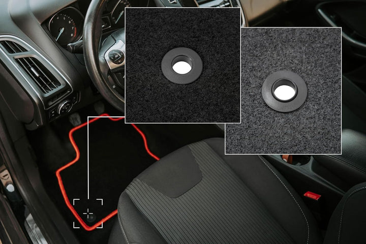 Velours Fussmatten 4-TLG Set passend für Chrysler Sebring III (2007-2010) | Qualität: LUX – Massgena