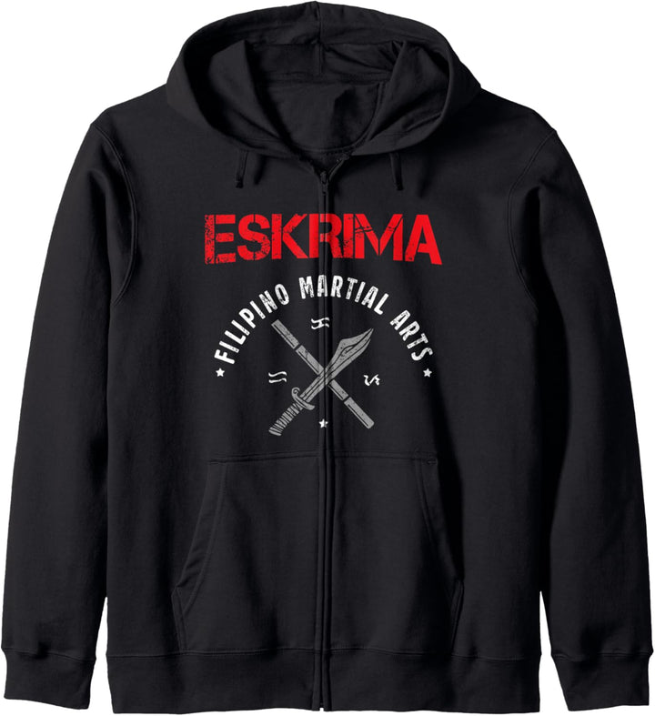 Filipino Martial Arts Kampfsport Kali Arnis Eskrima Kapuzenjacke