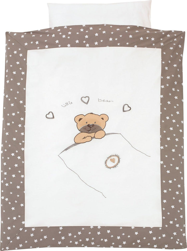Alvi 401155626 Bettwäsche Applikation little bear beige 80x80cm 2016/2017