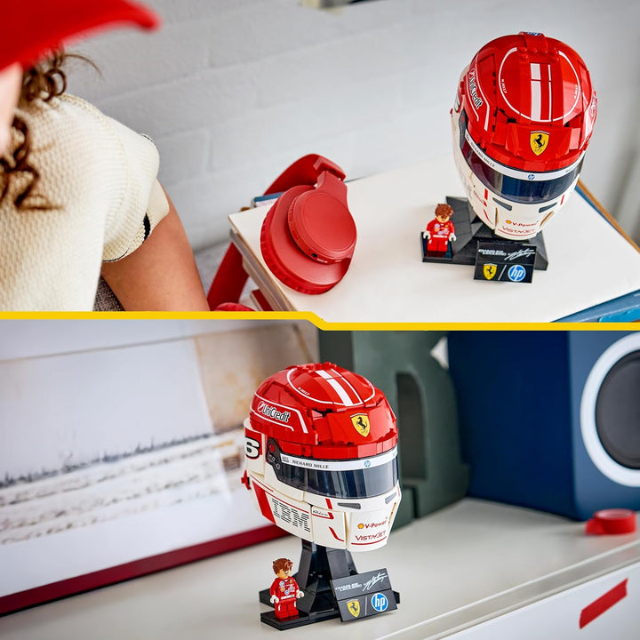 LEGO Editions Scuderia Ferrari HP Charles Leclerc Helm - F1 Merchandise - Ausstellungsmodell Bausatz