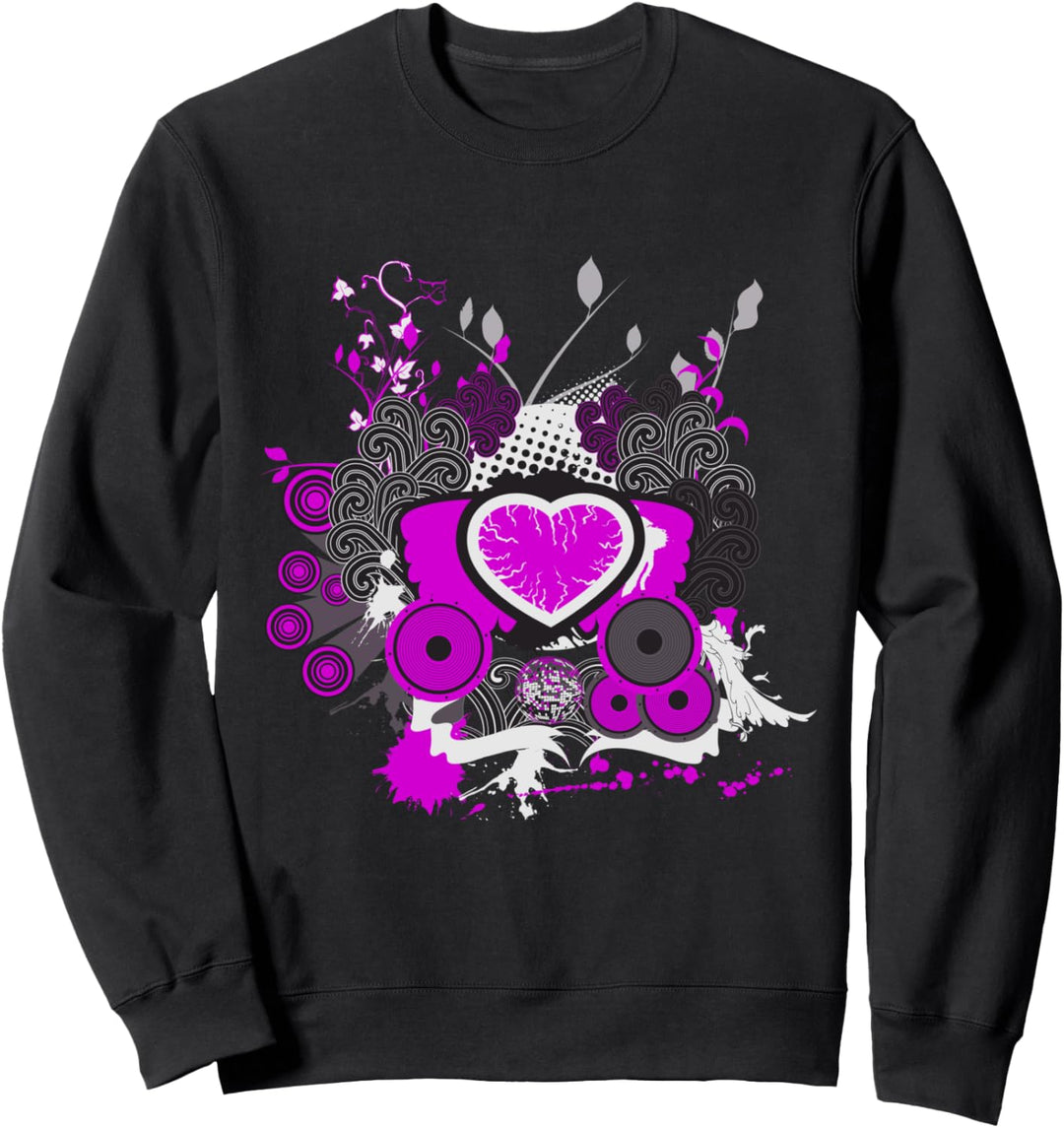Hearts Sound - Music Lover Sweatshirt