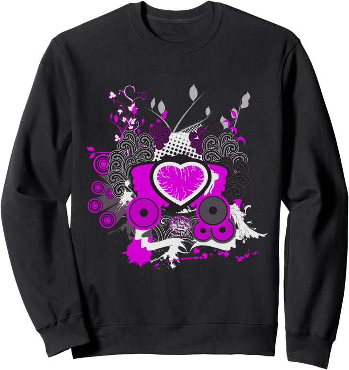 Hearts Sound - Music Lover Sweatshirt