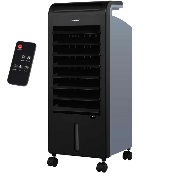 Syntrox Germany 4 in 1 Luftkühler Luftbefeuchter Lufterfrischer und Ventilator mit Touch Panel und F