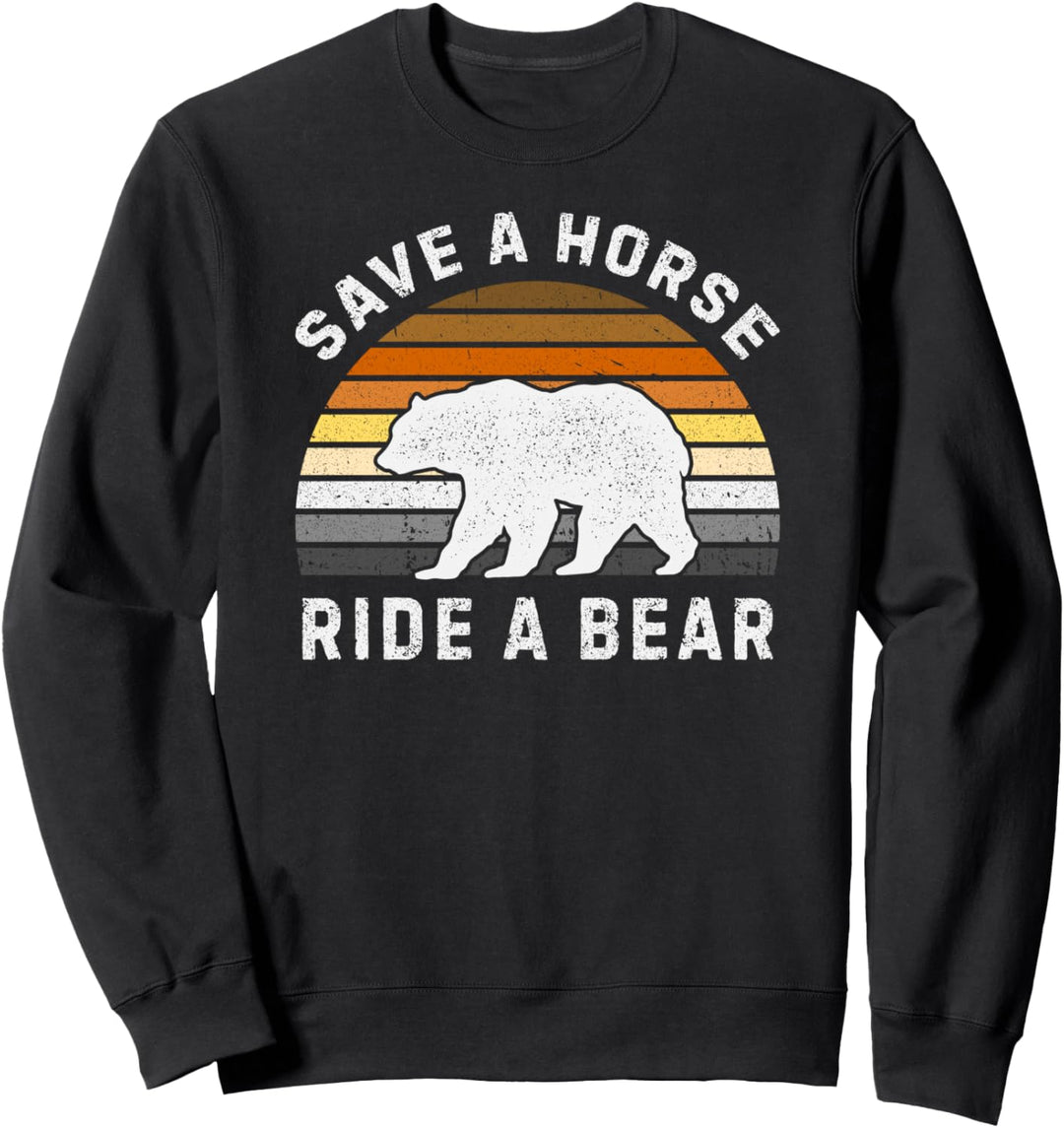 Bear Community, Bear Flag, Funny Gay Bear Pride Sweatshirt