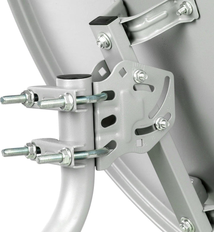 60cm HD Sat Anlage Twin LNB + 15m Koaxialkabel 135dB + Satfinder + 2 F-Stecker Digital 2 Teilnehmer
