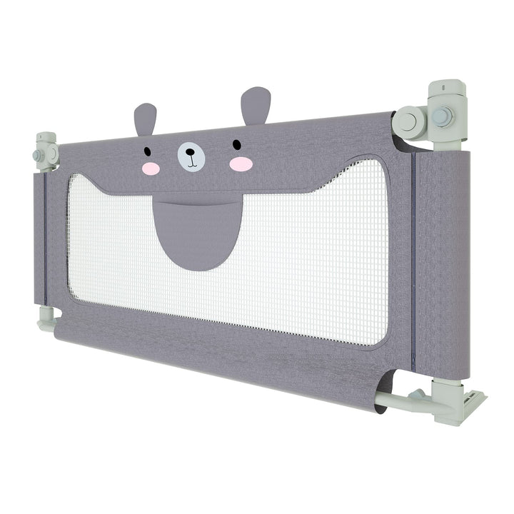 UISEBRT Bettgitter Bettschutzgitter 150cm für Kinder - Bett rausfallschutz Kinder, Höhenverstellbar