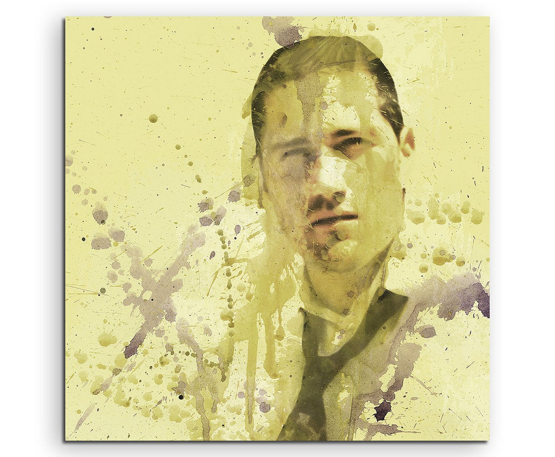 Lost_Jack_60x60cm Splash Art Paul Sinus Aquarell, Gemälde, Kunstbild auf Leinwand