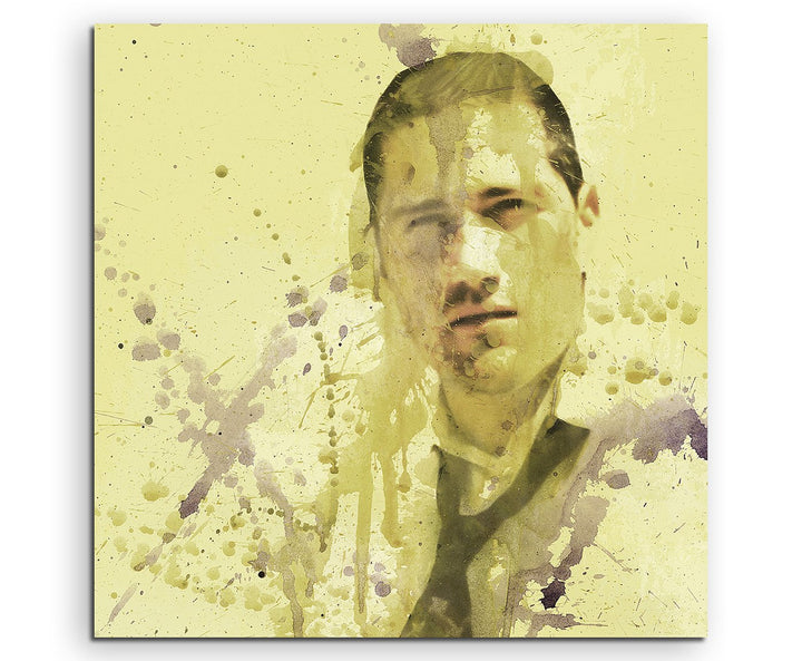 Lost_Jack_60x60cm Splash Art Paul Sinus Aquarell, Gemälde, Kunstbild auf Leinwand