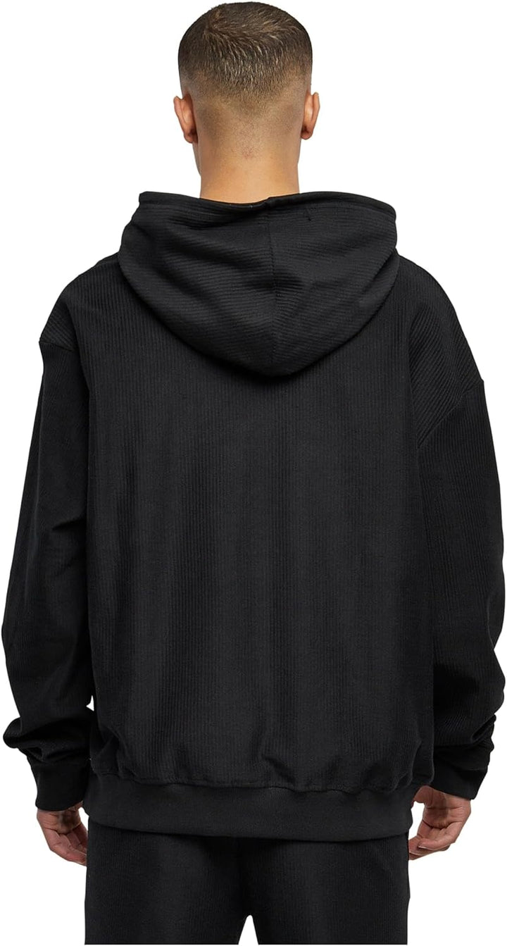 Urban Classics Rib Terry Boxy Hoody, Männer Kapuzenpullover in Boxy Fit Passform, erhältlich in mehr
