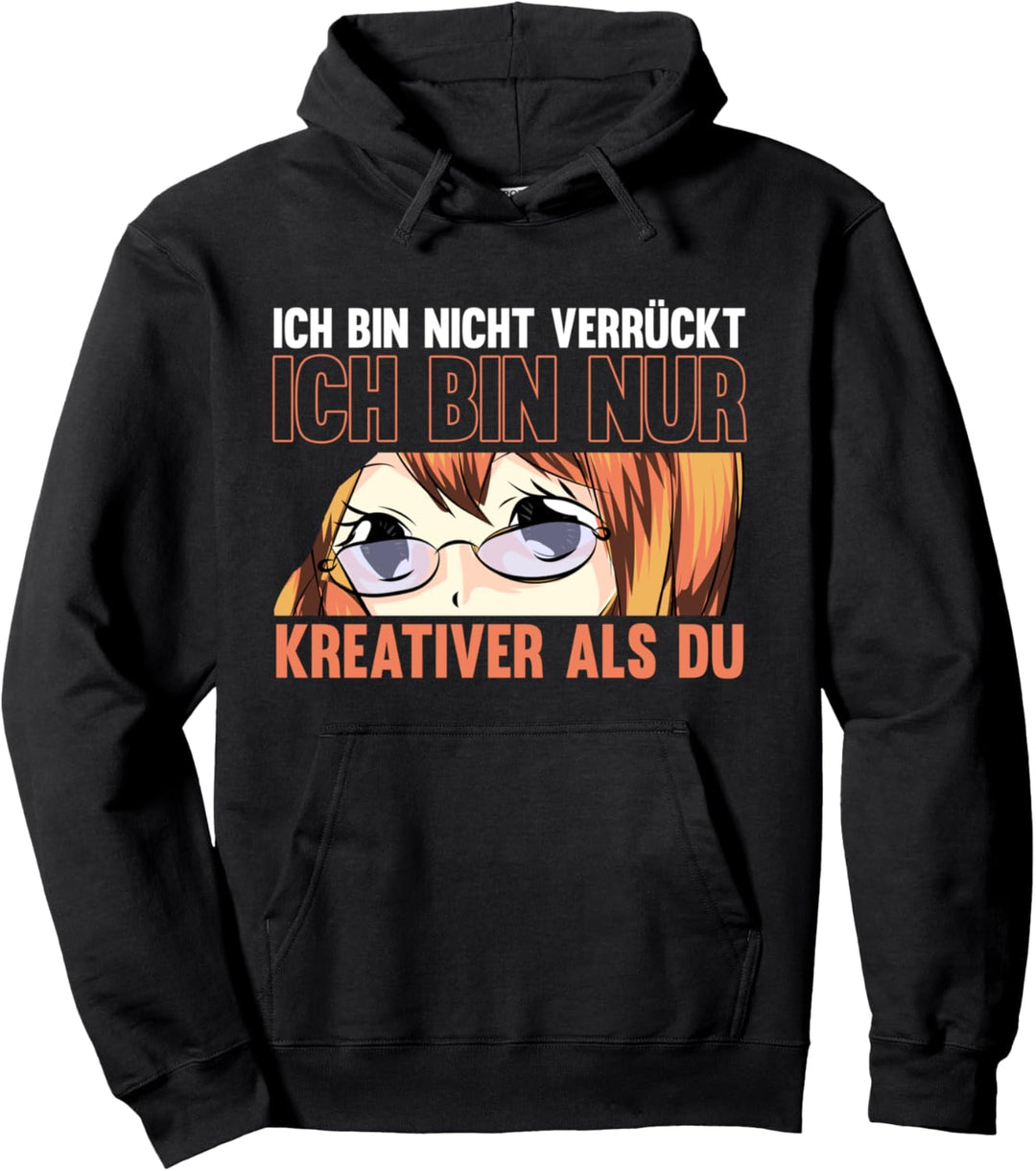 Japanischer Manga Otaku Kawaii Mädchen Lustiges Anime Pullover Hoodie