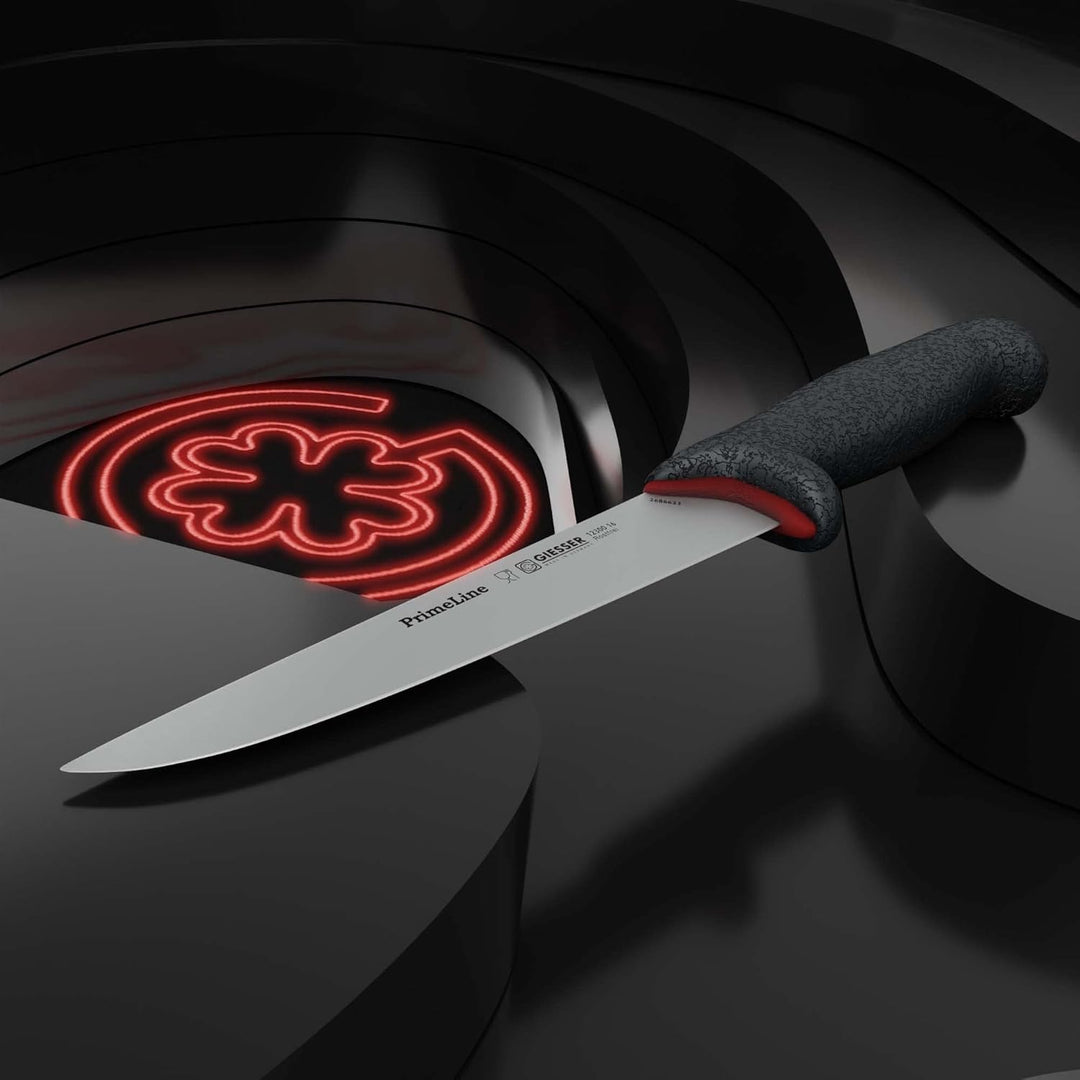 Giesser seit 1776 - Made in Germany - Stechmesser rutschfest PrimeLine, Klinge 16 cm, schwarz, schar