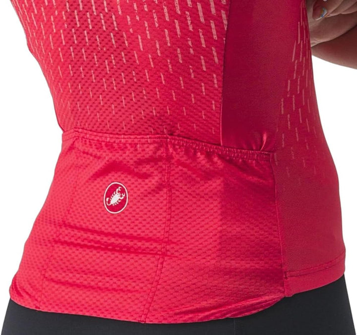 CASTELLI Damen Aero Pro W Jersey T-Shirt L Hibiskus, L Hibiskus