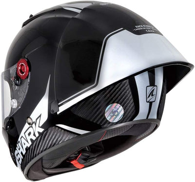 Shark Herren Race-R PRO GP BLANK 30TH Anniversary HE8450EKDPXS Skihelm, Noir Carbon, schwarz, XS Sch