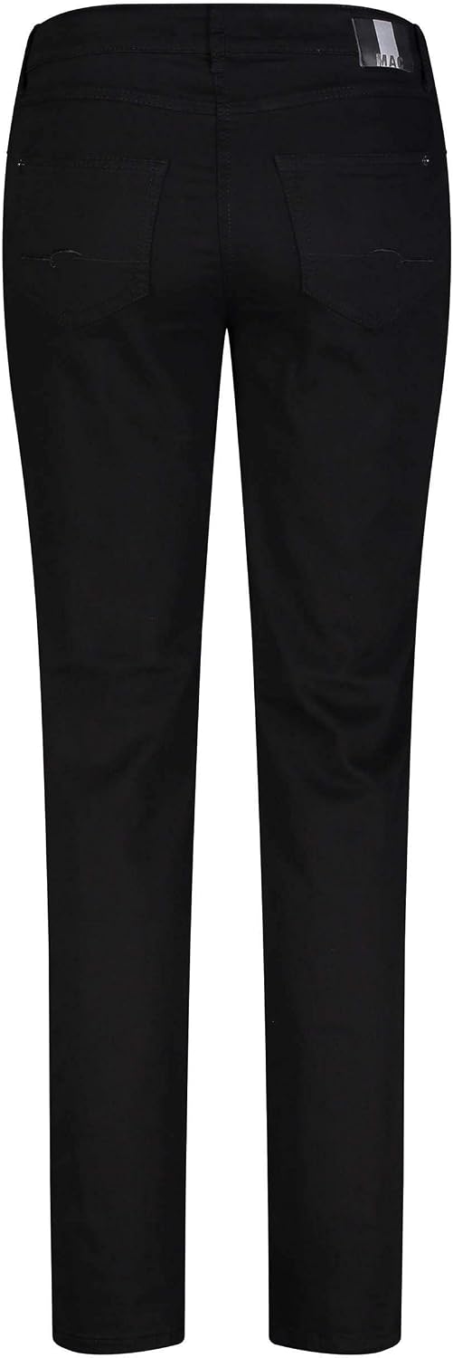 MAC Jeans Damen Jeans Hose Melanie Stretchdenim Grey 34 Black Black (D999), 34 Black Black (D999)