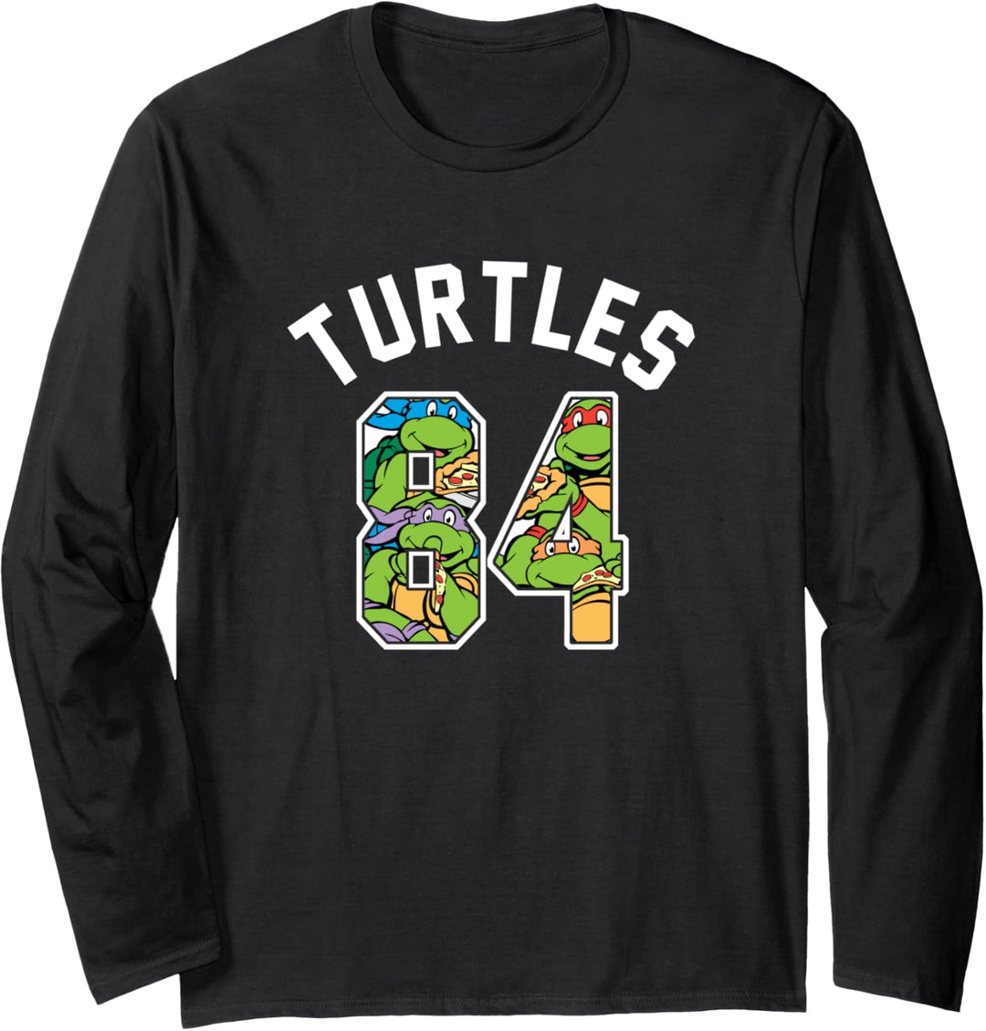Teenage Mutant Ninja Turtles 1984 Logo Langarmshirt